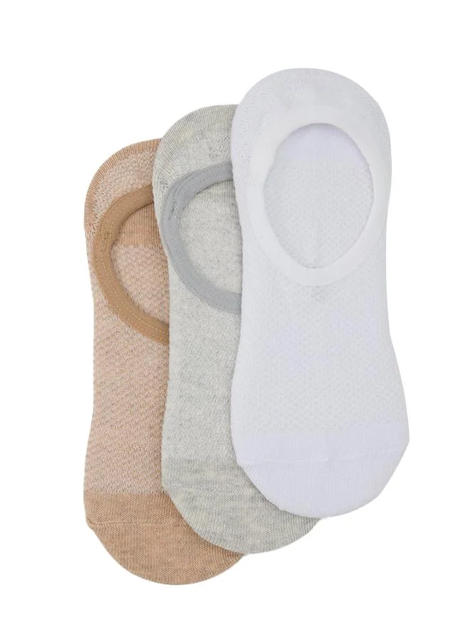 Jhene Ladies Beige Socks