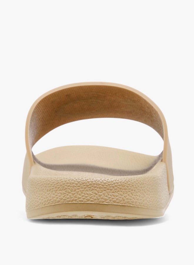 Celeste Women's Logo Embossed Slip-On Slides - Image 4