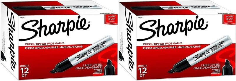 Sharpie Sharpie 15001 Sharpie Pro King Size Chisel Tip Permanent Markers 24 Markers  - Image 1