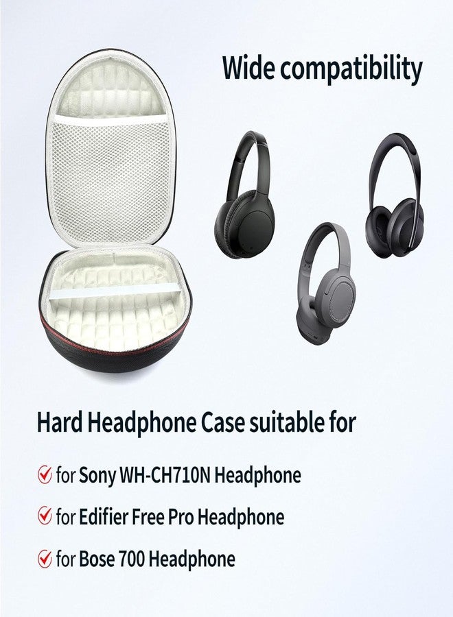 ZLiT EVA Travel Carrying Case for JBL for Sony WH-CH710N for Edifier pro W820NB Headphone Case Bag (Black) - Image 2