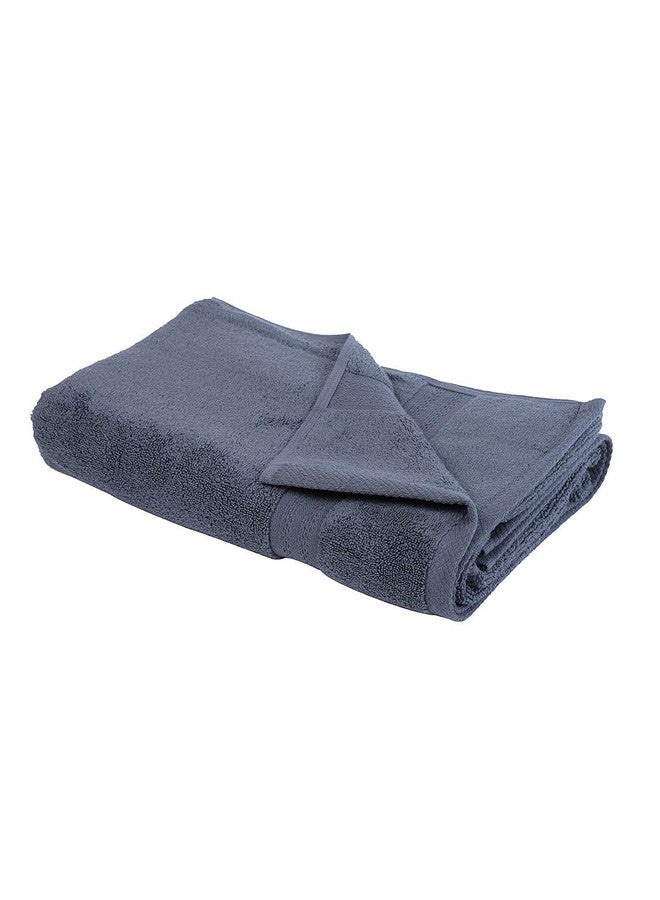 BIANCA Ultra Soft Zero Twist 100% Cotton Towel -2pc Bath Towel (Paradiso) | Super Absorbent, Fluffy | AeroCore Organic Technology - for Men, Women, Gym, Kitchen Solid-White/Grey White/Grey - Image 5