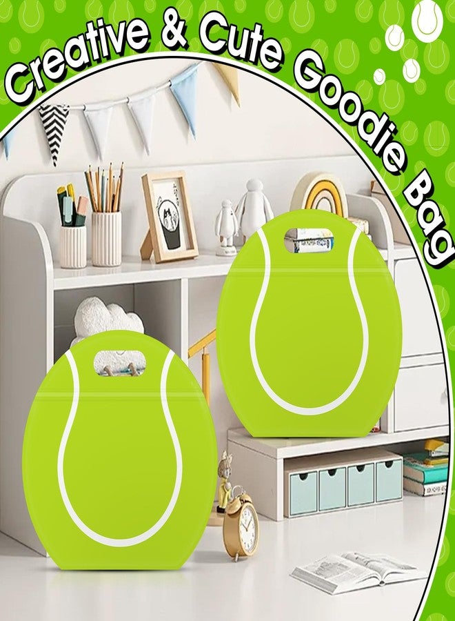 AKAIXI 24pcs Tennis Gift Bags with Handles Reusable Sealed Stand-Up Snack Bags, Tennis Themed Party Favors Birthday Supplies for Team Practice/Game Day, Gifts for Tennis Lovers, Players, Coaches - Image 4