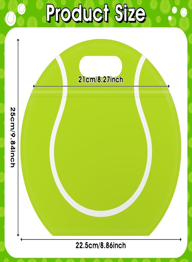 AKAIXI 24pcs Tennis Gift Bags with Handles Reusable Sealed Stand-Up Snack Bags, Tennis Themed Party Favors Birthday Supplies for Team Practice/Game Day, Gifts for Tennis Lovers, Players, Coaches - Image 2