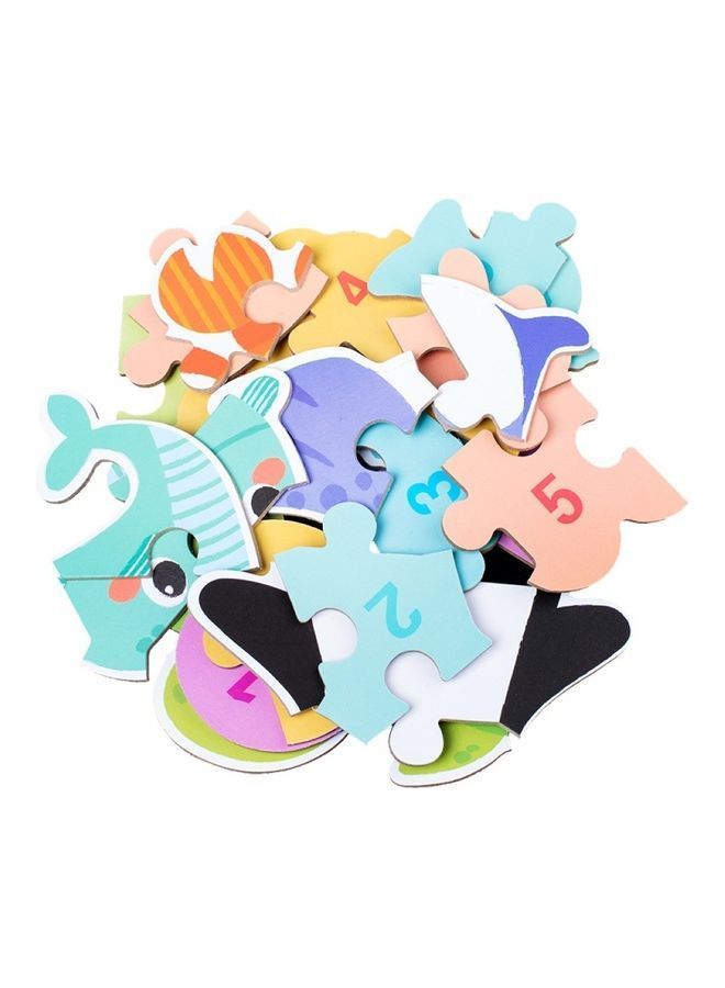 NIBEMINENT 6-Piece Wooden Cartoon Jigsaw Puzzle Set - Image 2