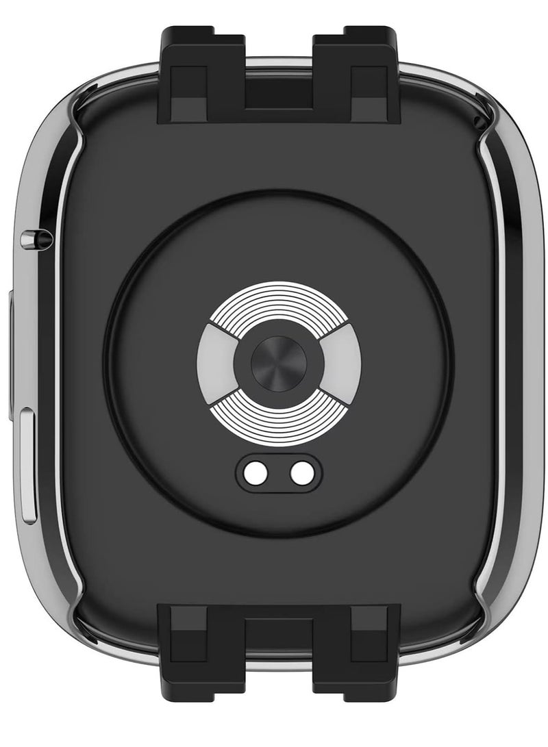 TPU Full Protective Case Cover Compatible with Redmi Watch 3 Smartwatch (Silver) - Image 3