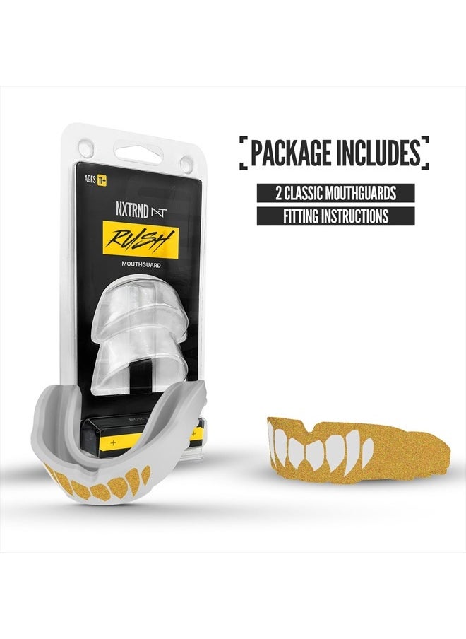 NXT NXTRND - 2 Pack Nxtrnd Rush Mouth Guard for Boxing and Other Sports (Gold) - Image 1