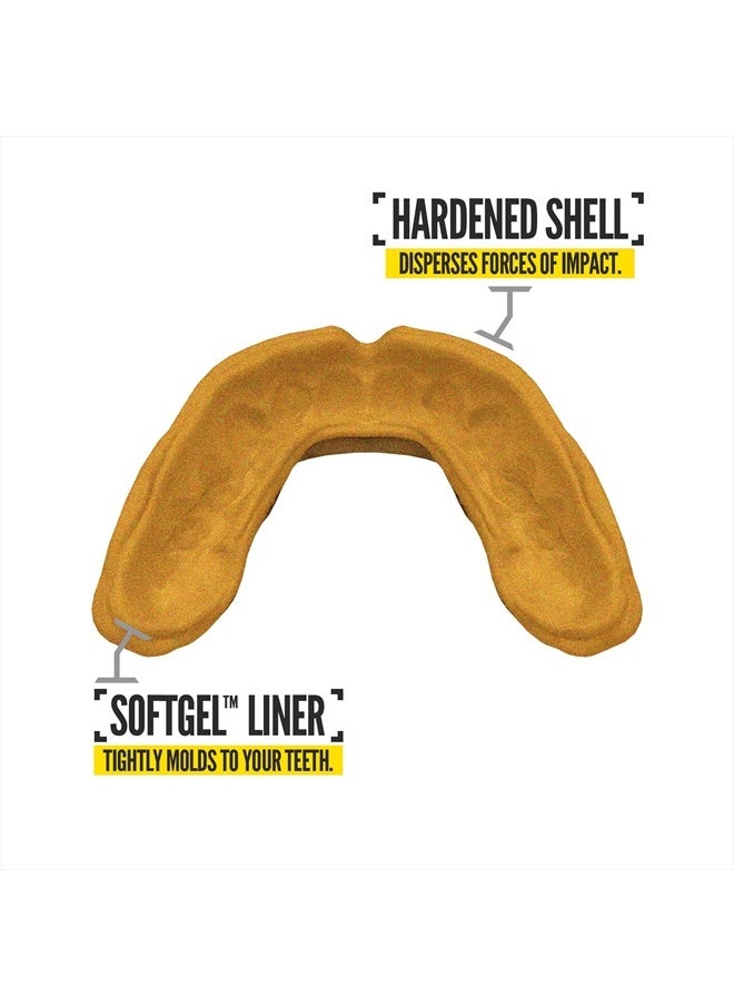 NXT NXTRND - 2 Pack Nxtrnd Rush Mouth Guard for Boxing and Other Sports (Gold) - Image 1