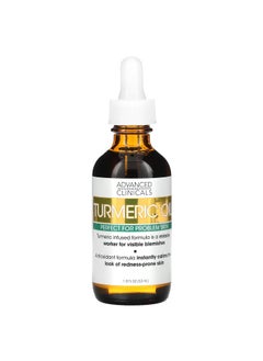 Advanced Clinicals Advanced Clinicals Turmeric Oil Blemish Control Facial Skin Care Serum For Face  Antioxidant Moisturizer WRose Extract  Jojoba Oil For Dark Spots Dry Skin Redness  Skin Blemishes 18 Fl Oz 