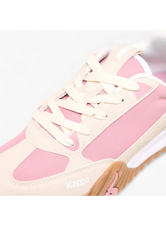 Kappa Men's Logo Embossed Sports Shoes with Lace-Up Closure