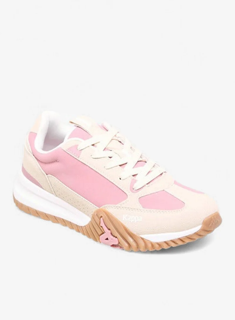 كابا حذاء رياضي رجالي بشعار بارز وإغلاق برباط