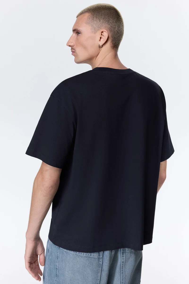 H&M  Loose Fit Printed T-shirt for Men | Best Price UAE