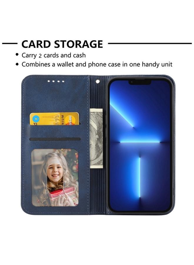 S-TOP Case For Samsung Galaxy M15 5G / F15 5G Cubic Grid Calf Texture Magnetic Leather Phone Case - Image 4