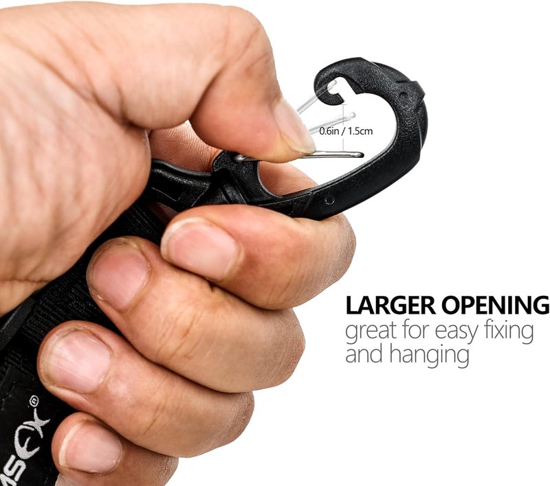 SAMSFX Adjustable Kayak Paddle Holder, Board Accessories, Inflatable Boat Storage, Set of Rod or Paddle Clip Holders - Image 5