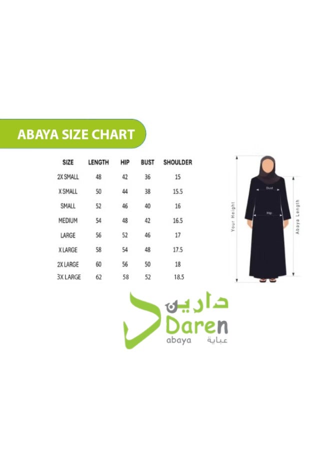عباية دارين الأنيقة باللون البرتقالي مع حجاب – قماش كوري ندى فاخر | صناعة دبي - Image 4
