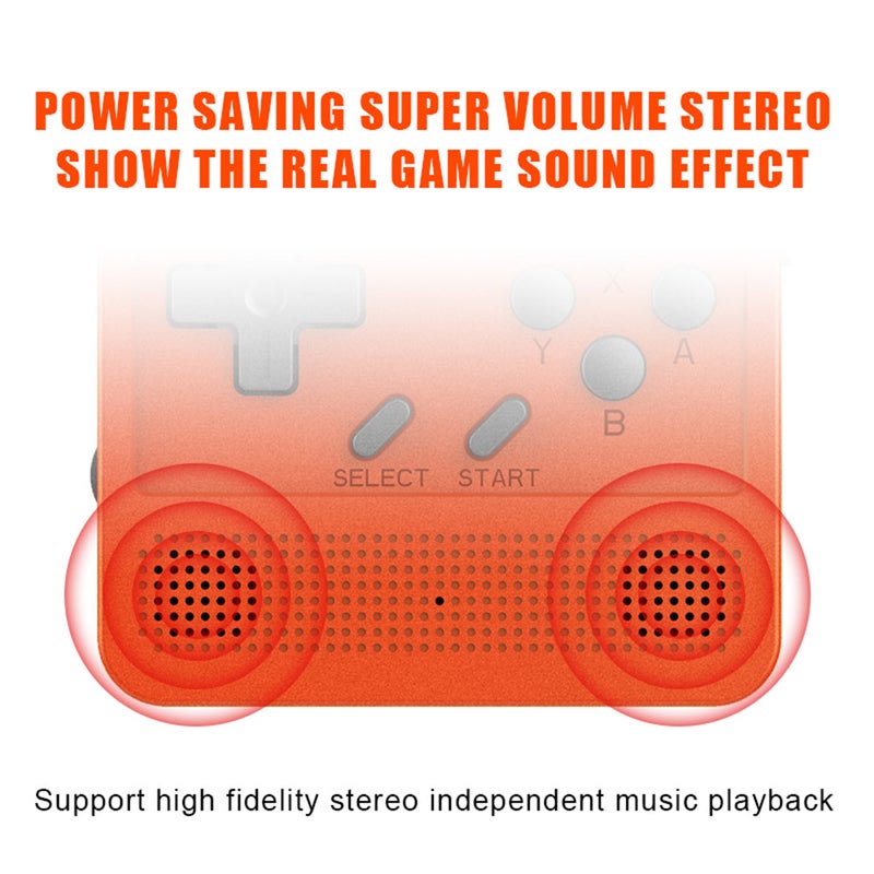Flip Handheld Console 3-inch IPS Screen Open System Game Console with 16G TF Card Built in 2000 Games Portable Mini Retro Game Console for Kids - Image 5