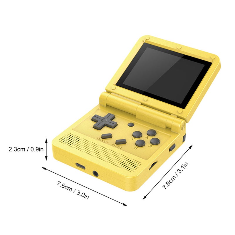Flip Handheld Console 3-inch IPS Screen Open System Game Console with 16G TF Card Built in 2000 Games Portable Mini Retro Game Console for Kids - Image 2
