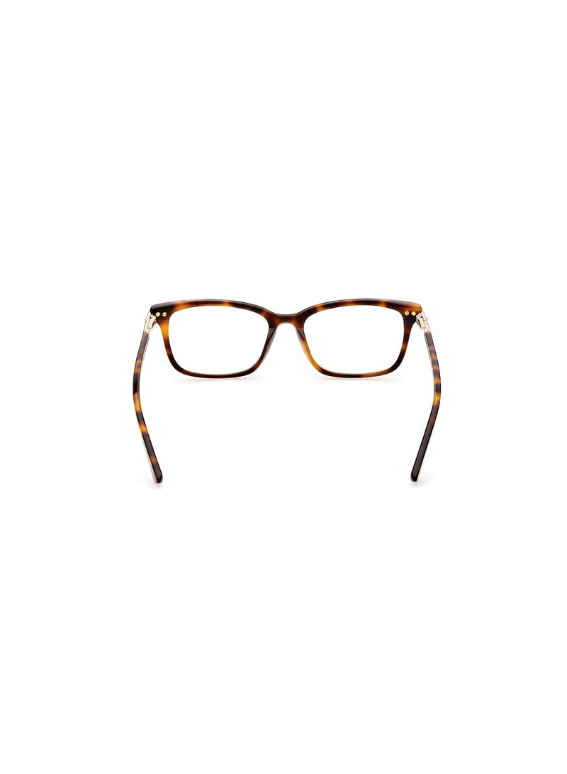 GUESS Women's Rectangular Shape Eyeglass Frames - GU290705355 - Lens Size: 55 Mm - Blonde Havana - Image 4
