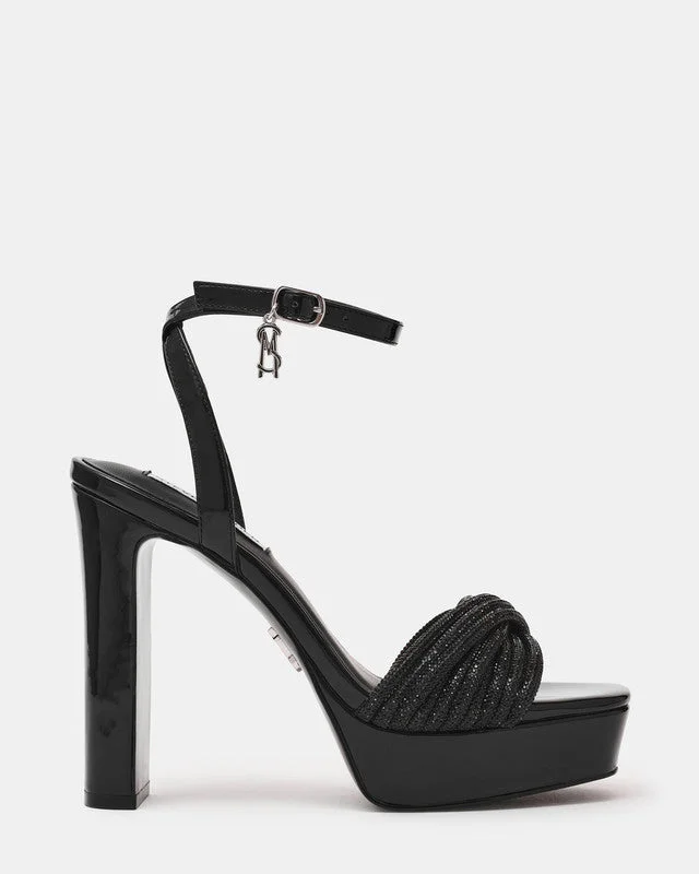 STEVE MADDEN Nani Black Women's Sandals