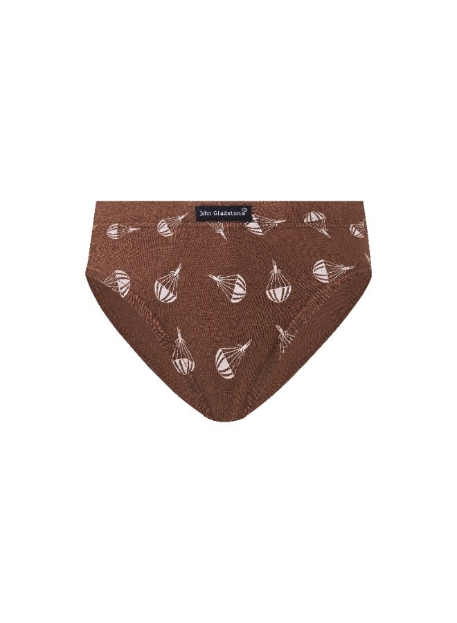 John Gladstone Boy's Brief Print Inner Elastic Assorted Colors Pack of 6 - Image 4