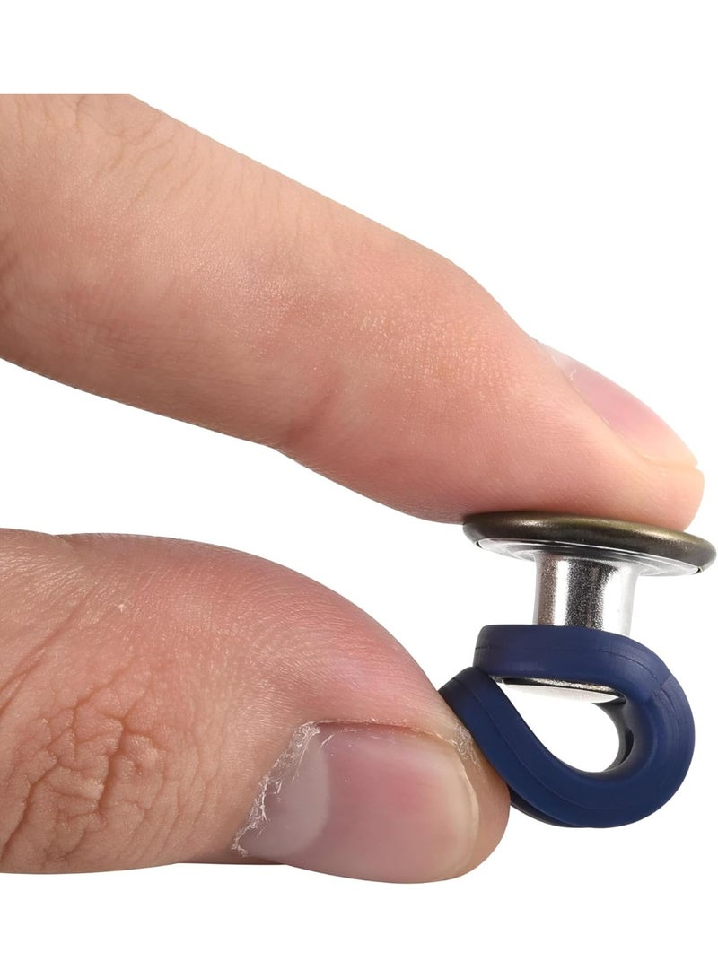 Elastic Pants Expander Buttons for Men and Women Seamless Metal Button for Jeans Collar Extender - Random Shape-12 Pieces - Image 5