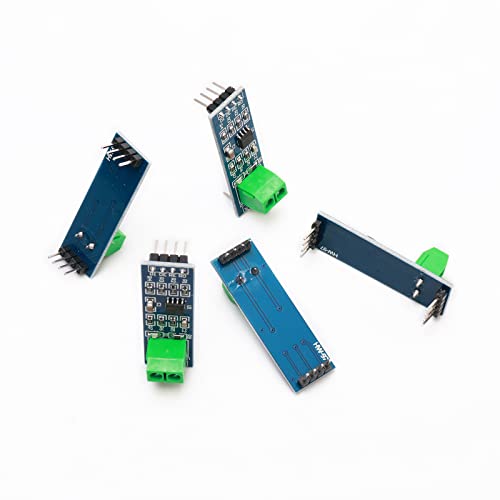 JIUWU 5Pcs MAX485 Transceiver Module, Featuring Chip, Serves as a TTL UART Serial to RS485 Instrument Interface Module. RS-485 Communication Transceiver Operates at 5V Designed for SCM Development Boards - Image 4