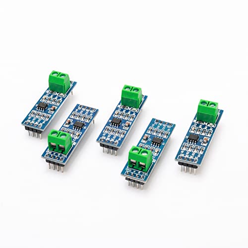 JIUWU 5Pcs MAX485 Transceiver Module, Featuring Chip, Serves as a TTL UART Serial to RS485 Instrument Interface Module. RS-485 Communication Transceiver Operates at 5V Designed for SCM Development Boards - Image 3