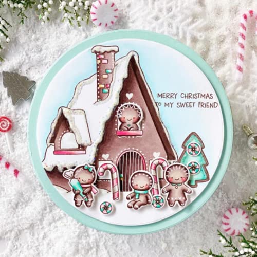 YXXMCRAFT 21pcs/Set Nesting Round Frame Metal Die Cuts, Nesting Circle Frame Tag Background Wedding Cutting Dies Cut Stencils for DIY Photo Decorative Embossing Paper Dies for Scrapbooking Card Making - Image 5