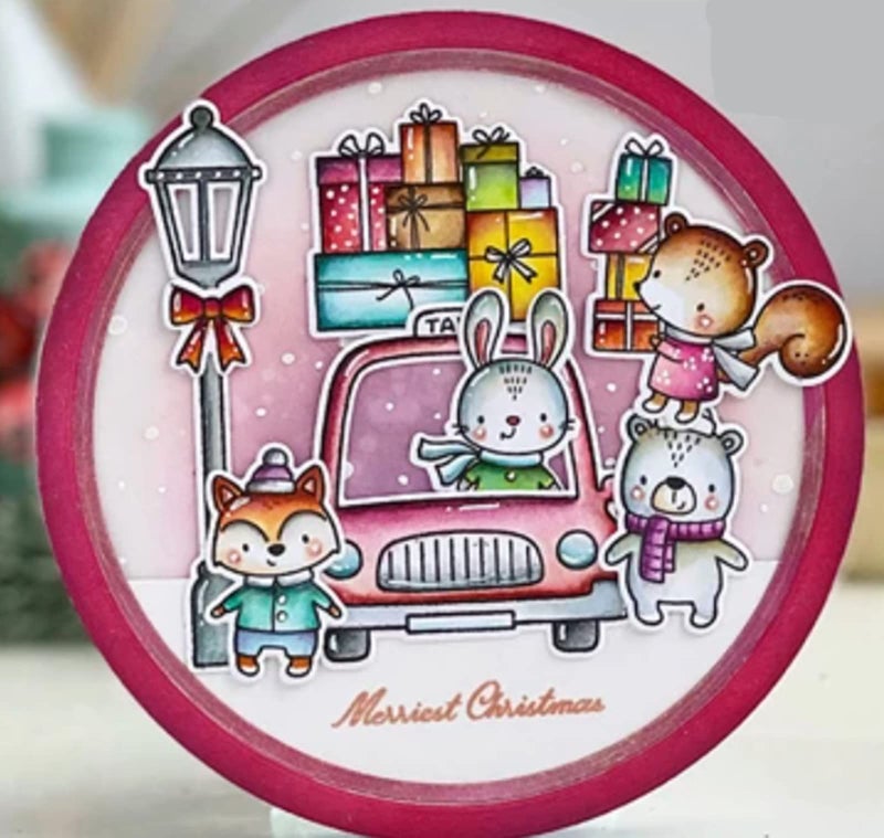 YXXMCRAFT 21pcs/Set Nesting Round Frame Metal Die Cuts, Nesting Circle Frame Tag Background Wedding Cutting Dies Cut Stencils for DIY Photo Decorative Embossing Paper Dies for Scrapbooking Card Making - Image 3