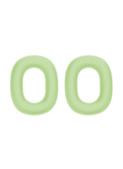 2024 Airpods Max Headset Protective Cover Ear Cap Head Beam Shell Silicone Protective Cover-Color:green Ear Cap Sleeve-Model:Airpods Max