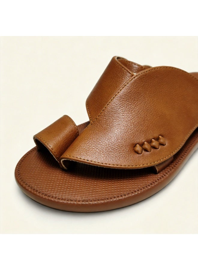 Splicing Design Men Slippers - Image 3