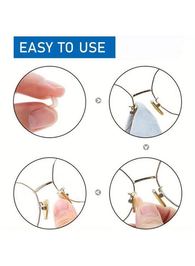 20 Pairs Skin Tone Anti Slip Adhesive Soft Foam Eyeglass Nose Pads 1 0mm Thick - Image 5