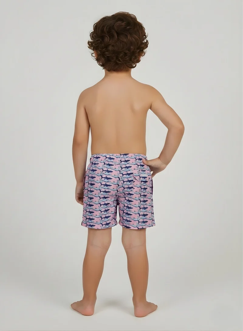 جاست نيتشر جفاف سريع فاخر - شورت الصيادين الهادئين للأولاد