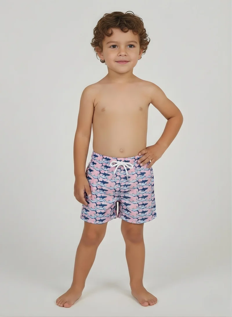 جاست نيتشر جفاف سريع فاخر - شورت الصيادين الهادئين للأولاد