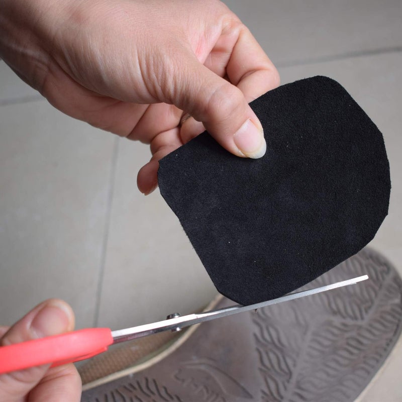 YAVOUN Stick-on Suede Friction-reducing Dance Soles for, Easy pivoting and Sliding on Sticky Indoor Dance Floors, Self-Adhesive Non-Slip High-Heeled Shoes Sole Protector Pads Sticker - Image 2