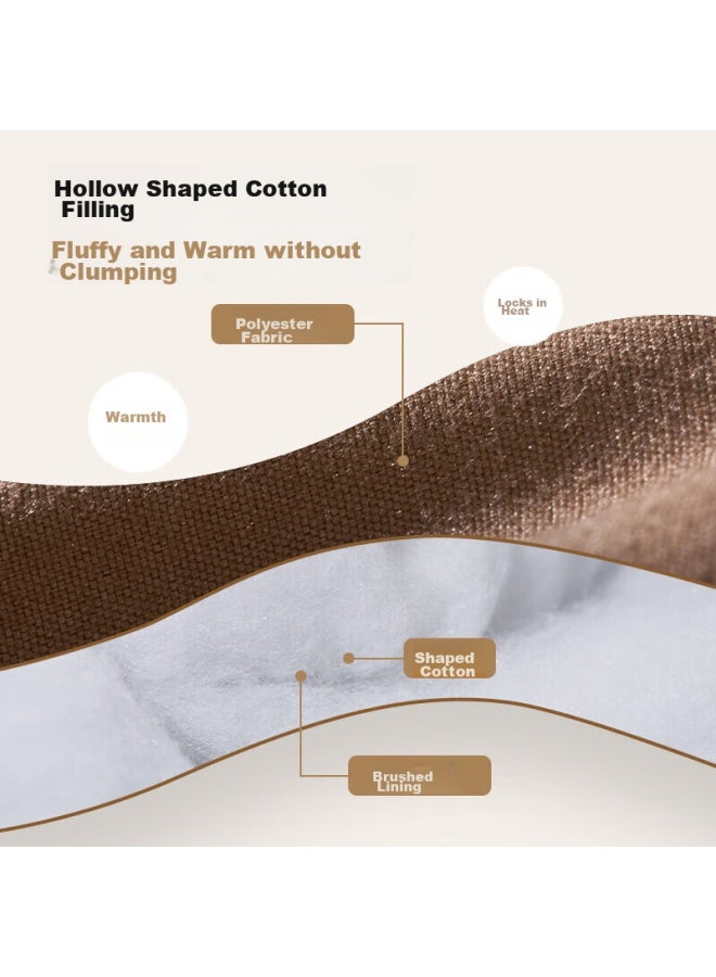 Mobigarden Sleeping Bag, Outdoor Camping Single-person Brushed Cotton Warm Envelope Sleeping Bag, New Moon 1.8 Nx2056, Ivory White - Image 3