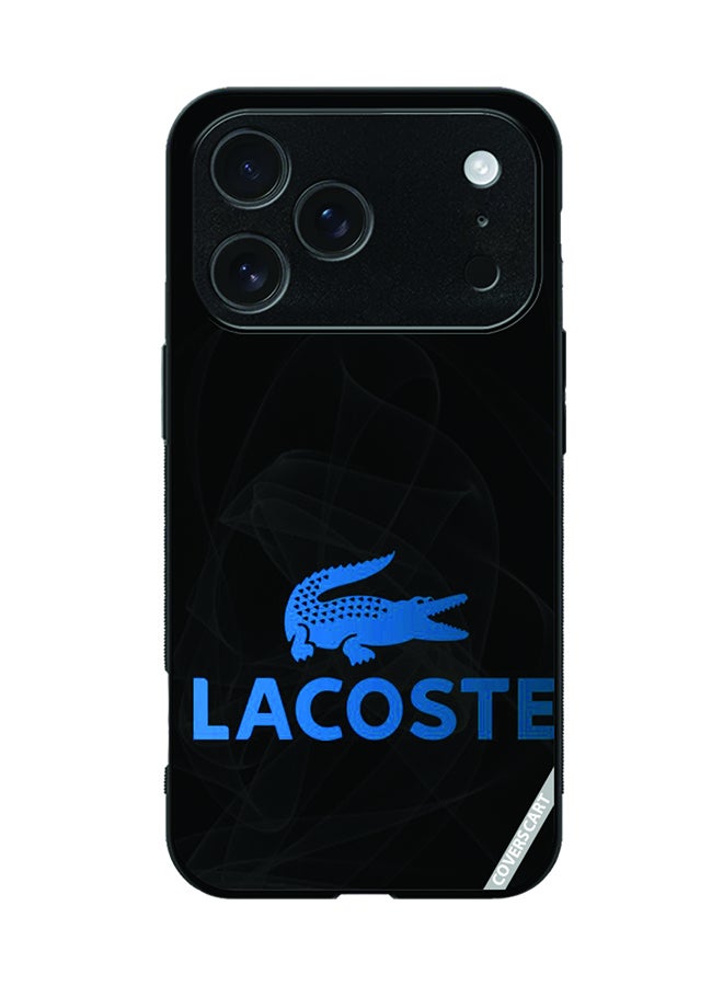 COVERSCART Protective Case Cover For Apple iPhone 17 Pro Lacoste Design Black