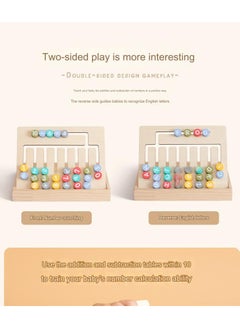 TARZ Wooden Montessori Educational Toys for Kids 2 3 4 5 6 7 8 Years Old, Alphabet Learning Toy, 34 Cards, Color Shape Matching Slide Puzzles Brain Teaser Board Games for Preschool Kindergarten Homeschool  - Image 4