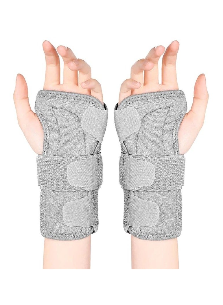 عام أشرطة، ضغط، دعامة معصم، تعافي من التواء المعصم، دعم مزدوج لوح الألمنيوم، دعم مفصل المعصم، دعامة ثابتة، دعامة معصم - Image 1