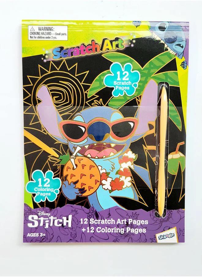 Disney Stitch Scratch Art