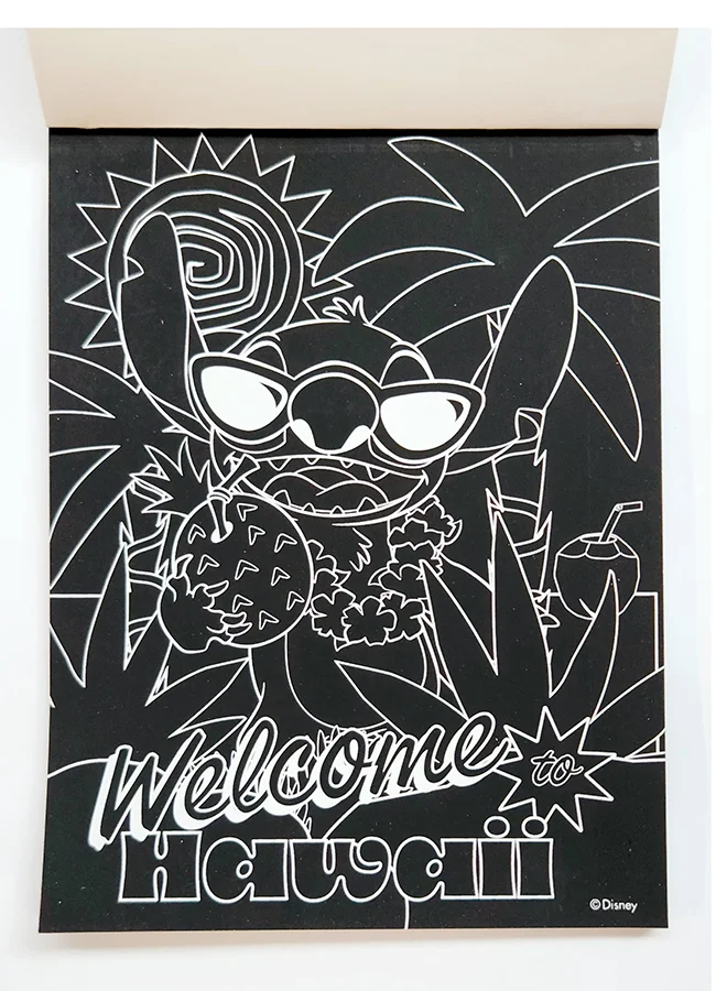 Disney Stitch Scratch Art
