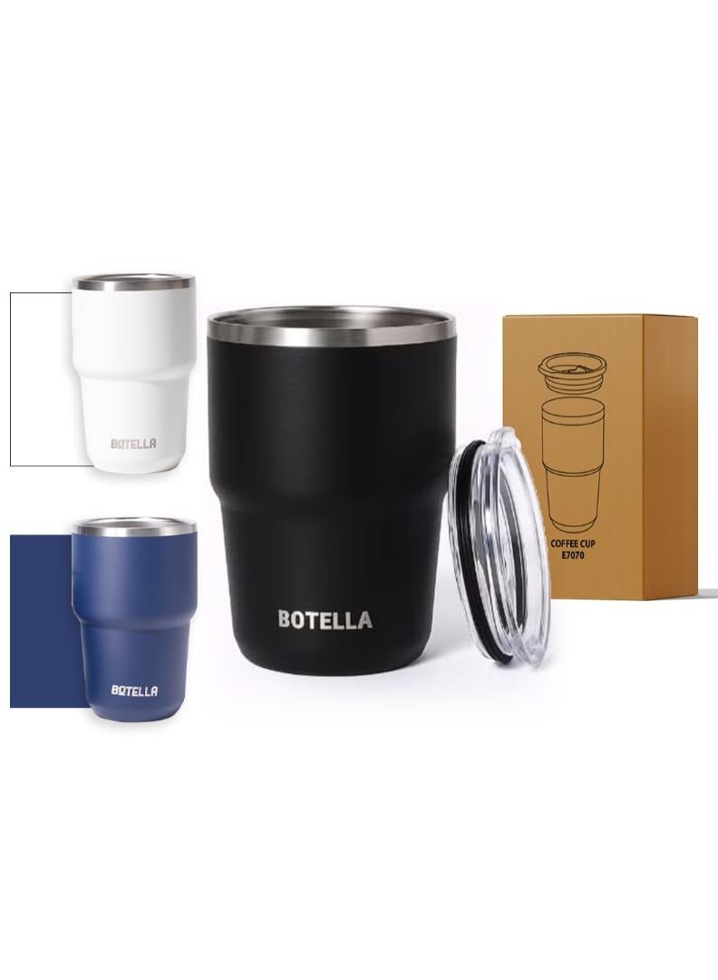 بوتيلا  كوب قهوة بوتيلا ٢٤٠ مل - كوب قهوة معزول صغير الحجم | كوب سفر من الفولاذ المقاوم للصدأ مقاوم للانسكاب - Image 1