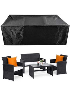 MarlaMall Patio Furniture Cover 170x94x70cm Black 210D  - Image 1