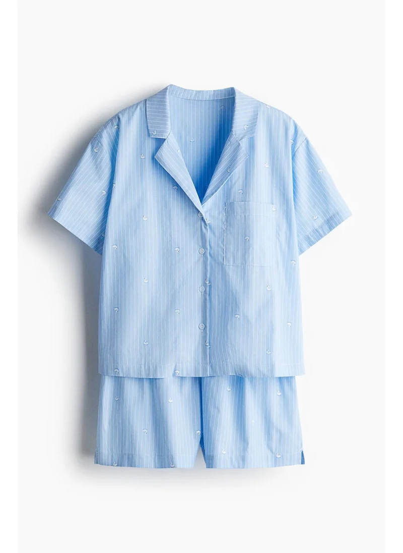 H&M Pyjama shirt and shorts