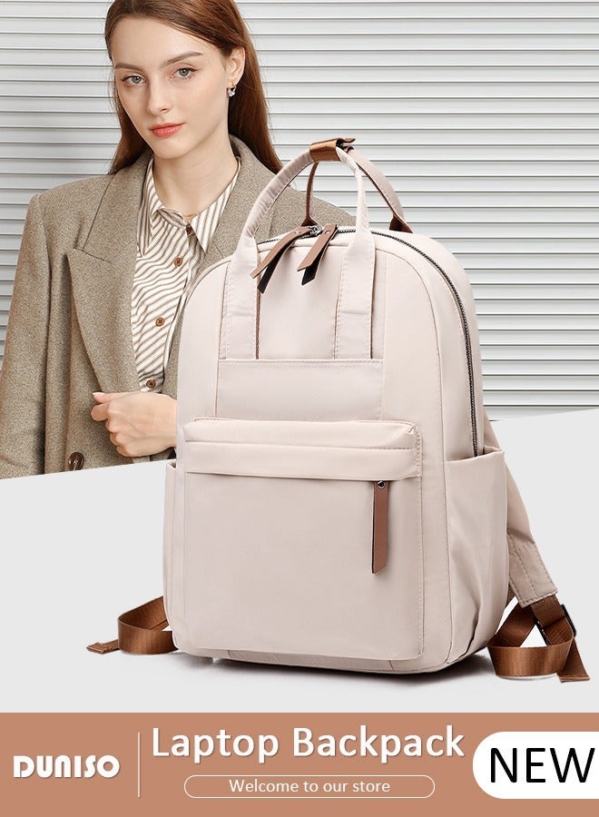 DUNISO Laptop Backpack Business Durable Laptop Bag Waterproof Travel Backpacks College School Computer Bag Outdoor Double Shoulder Backpack Gifts for Men and Women Fits Notebook 14inch - Image 1