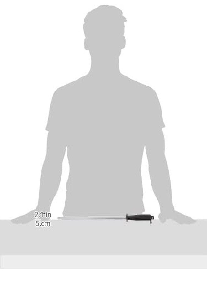 Dexter Russell 30505 Val-U (30505) Sharpening Steel, 12", DEXSTEEL Stain Free, high Carbon Steel, Polypropylene Handle, Black, NSF - Image 3