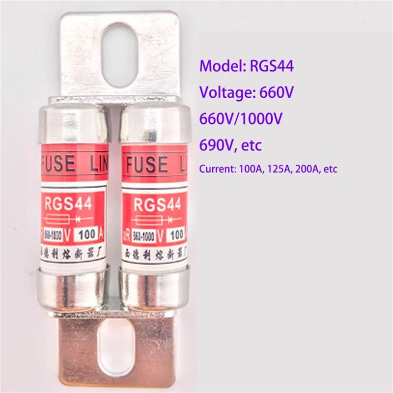 RGS44 صمام سريع من السيراميك 63A 80A 100A 125A 150A 180A 200A 660V 690V 1000V - Image 3