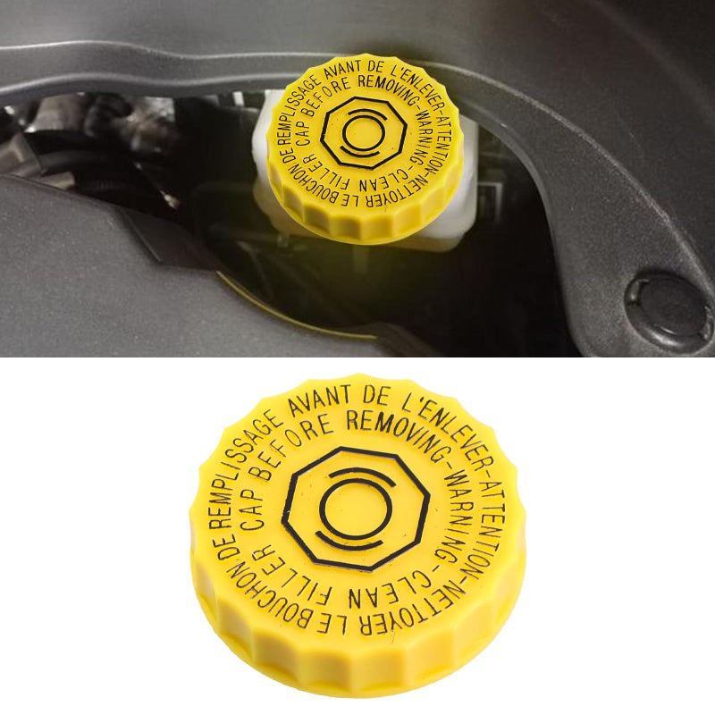 QQWD Brake Fluid Cap Replacement OEM #4683656AB 5014518AA Brake Master Cylinder Cap Compatible with 2001-2017 Jeep Wrangler 2009-2020 Dodge Journey 2014-2020 Cherokee 2017-2020 Brake Fluid Reservoir Caps - Image 1