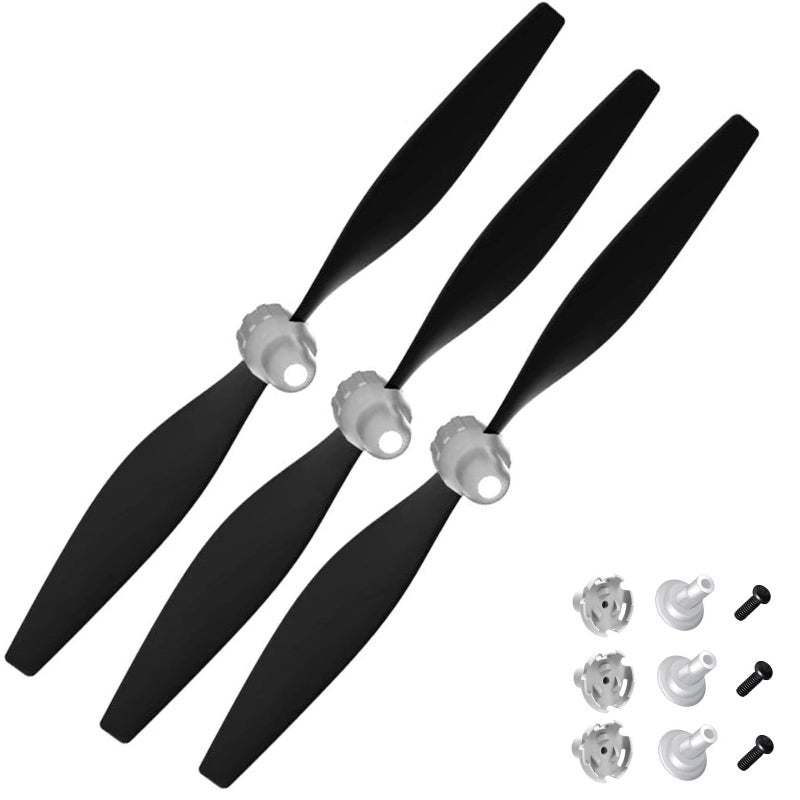 FLYCOLOR 3 Sets F4U Rc Plane Propeller with Propeller Savers and Adapters for VOLANTEXRC 761-8 761-9 T28 Airplane - Image 1