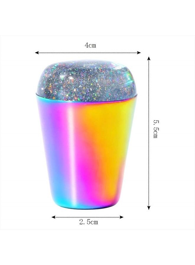 lasenersm 1 Piece Nail Art Stamper Nail Stamper Nail Stamping Kit Silicone Nail Art Stamper Stamping Palette Image Transfer Tool DIY Polish Print Template Manicure Tools(Multicolor) - Image 2