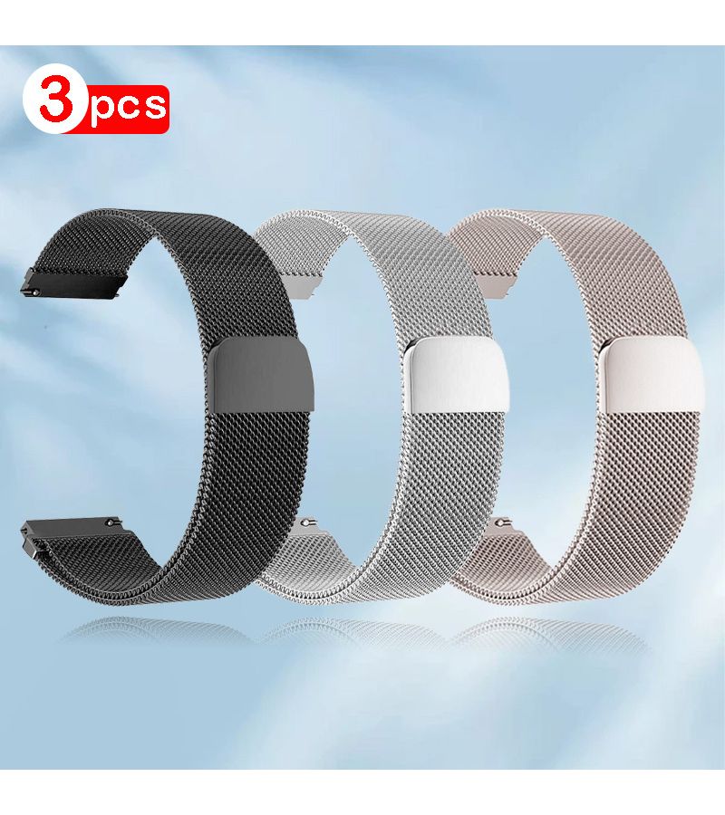 سوار مغناطيسي من نوع ميلان بمقاس 22 ملم لساعات Galaxy Watch 4 و5 و6 و7 وGear S3 - Image 1